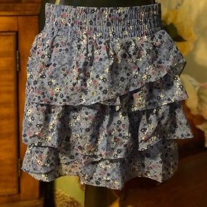 Gap medium  floral skirt worn once